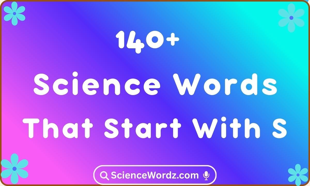 Science Words That Start With S
