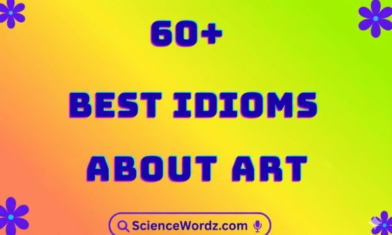 Idioms About Art