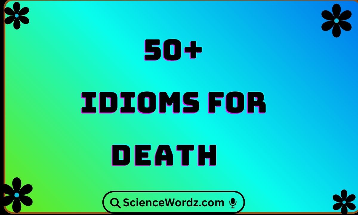 Idioms for Death