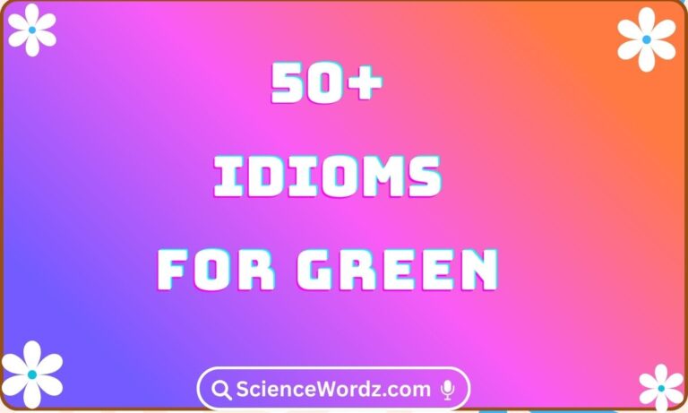 Idioms for Green