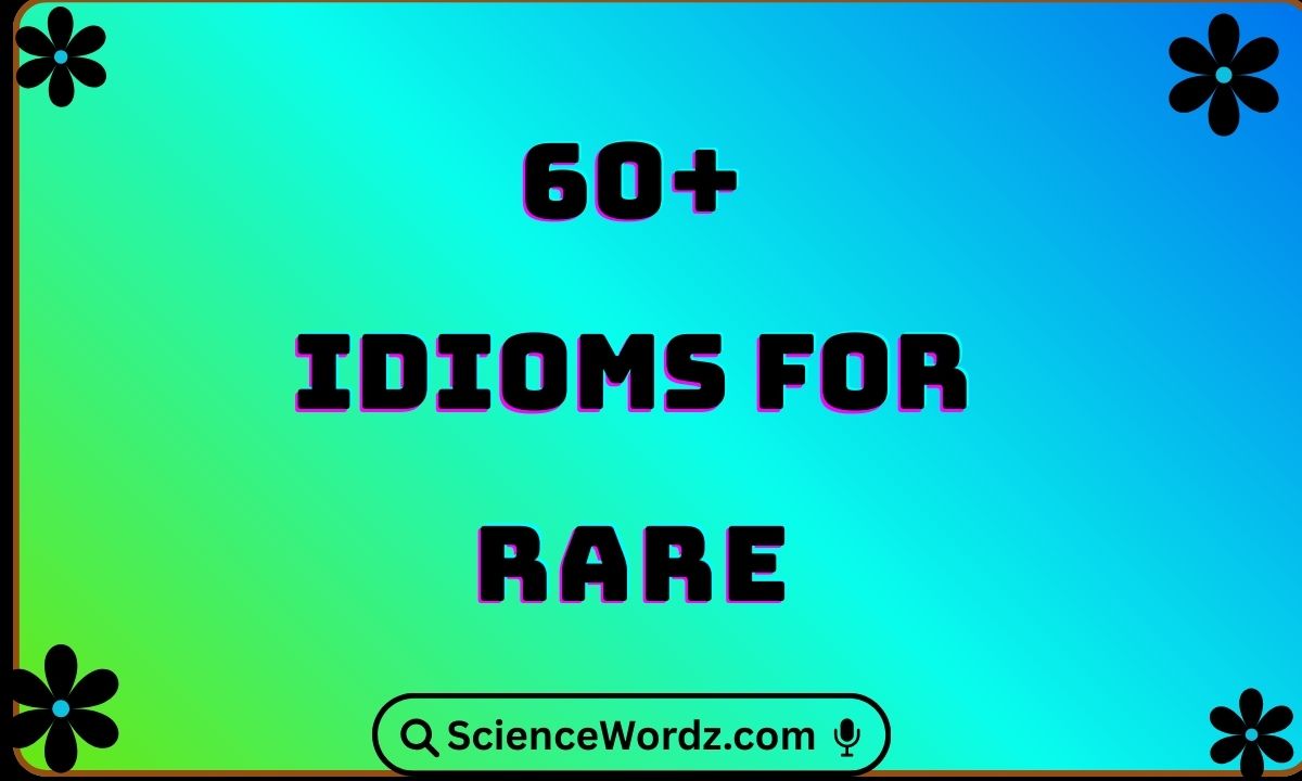 60+ Idioms for Rare With Meanings and Examples