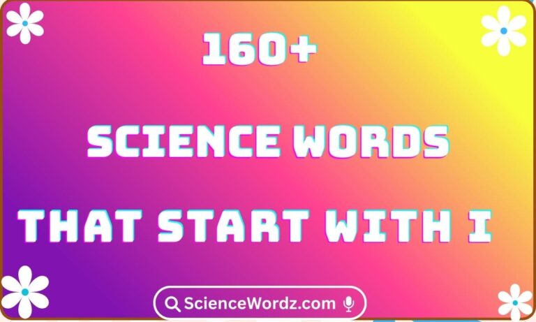 Science Words That Start With I