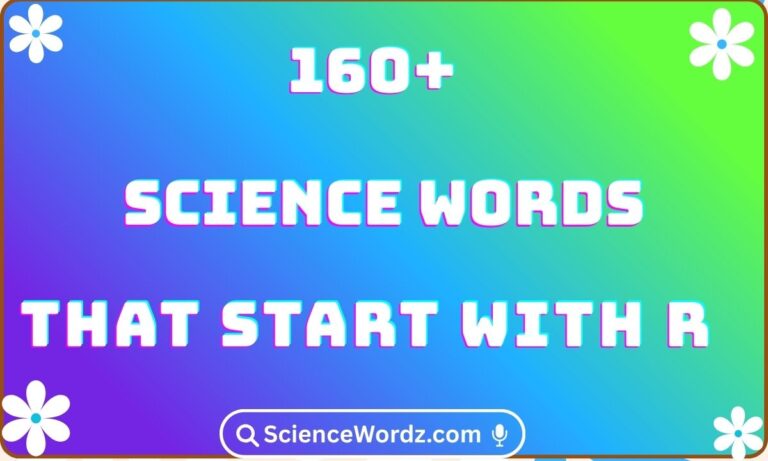 Science Words That Start With R